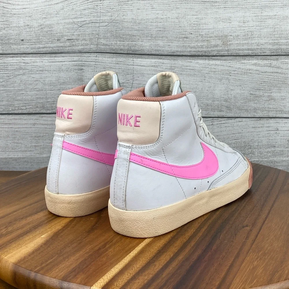 Nike Blazer Mid 77 White Pink Spell Sneakers DZ2900-100 Women’s Shoe Size 8
